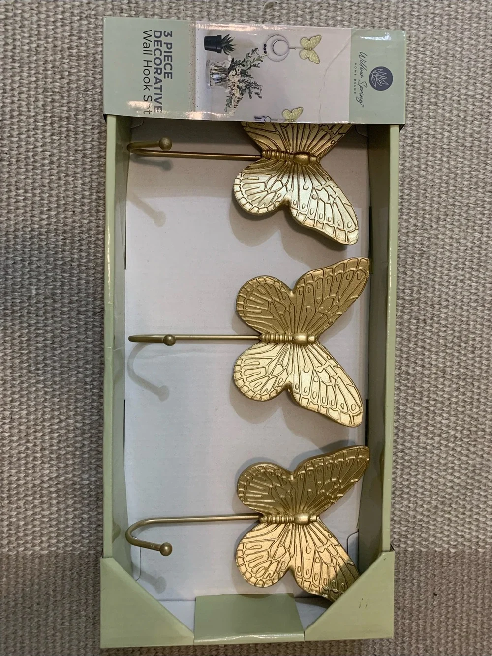 Elegant Butterfly Wall Hooks